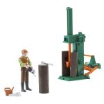 Set figurină lucrător forestier cu accesorii-U62650
