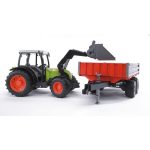 Tractor Claas Nectis 267F cu încărcător frontal și remorcă basculabilă-U02112