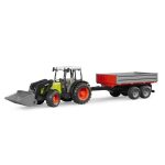 Tractor Claas Nectis 267F cu încărcător frontal și remorcă basculabilă-U02112